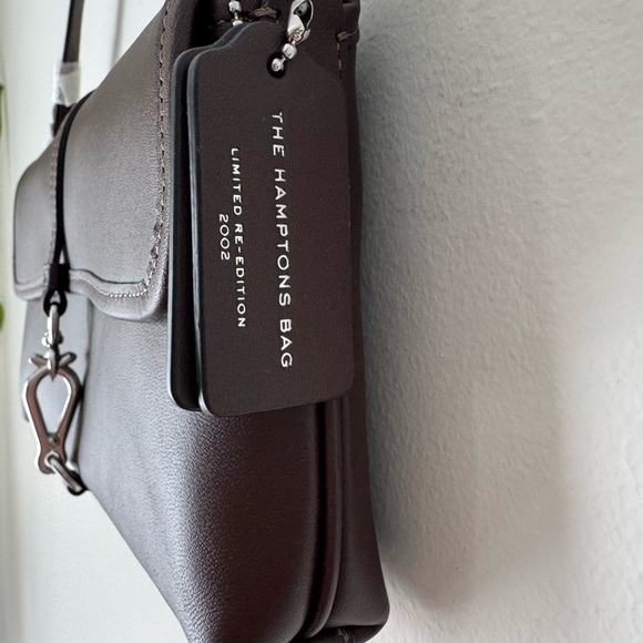 Coach Hamptons Bag Maple Brown Shoulder Bag - Picture 3 of 5